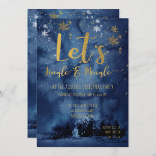 Let's Jingle & Mingle Holiday Party Einladung
