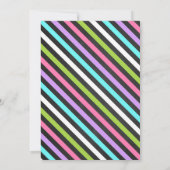 Let's Jump and Play Birthday Invitation Einladung (Rückseite)