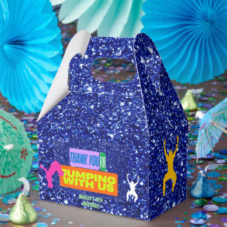 Let's Jump Party Bounce Neon Trampoline Park Geschenkschachtel