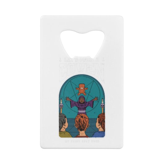 Let's make a coven my first cult book geldbeutel flaschenöffner (Rückseite)