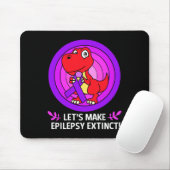 Lets Make Epilepsy Extinct Epilepsy Awareness Kids Mousepad (Mit Mouse)
