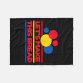 Let's Make This Bread Fleecedecke (Vorderseite (Horizontal))