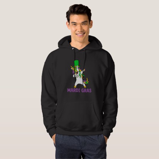 Let's Mardi gras y'all celebrating party dabbin' u Hoodie (Vorne ganz)