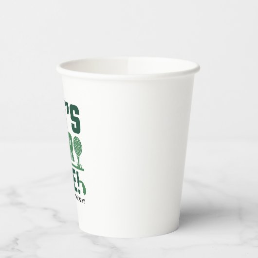 Let's Par-Tee Customized 40th 50th 60th Birthday Pappbecher (Links)