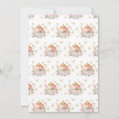 Let's Par-Tee Garden Tea Party Geburtstag Einladung (Rückseite)