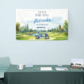 Let's Par-Tee Golf Any Age Birthday Banner (Messeveranstaltung)