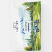 Let's Par-Tee Golf Any Age Birthday Banner (Vertikal)