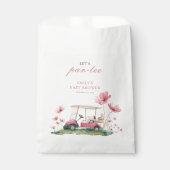 Let's Par-tee Golf Baby Shower Geschenktütchen (Vorderseite)