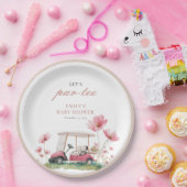 Let's Par-tee Golf Baby Shower Paper Plate Pappteller (Party)