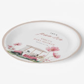 Let's Par-tee Golf Baby Shower Paper Plate Pappteller (Schrägansicht)