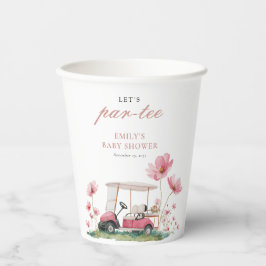 Let's Par-tee Golf Baby Shower Pappbecher