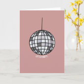 Let's Party Card Karte (Gelbe Blume)