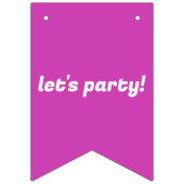 let's party! olifant wimpelkette (Zweite Fahne)