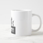 "LET'S PARTY"-TANKER Jumbo-Tasse (Rechts)