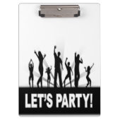 "LET'S PARTY"-TANKER KLEMMBRETT (Vorderseite)