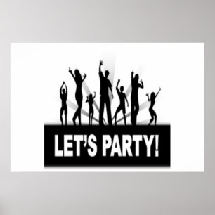 "LET'S PARTY"-TANKER POSTER