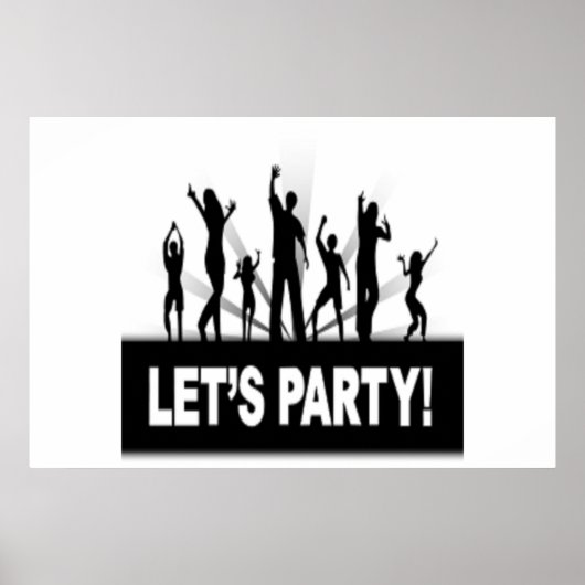 "LET'S PARTY"-TANKER POSTER (Vorne)