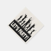 "LET'S PARTY"-TANKER SERVIETTE (Ecke)