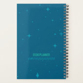 LET'S PARTY! - Tipsy Black Cat Planner Planer (Rückseite)