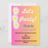 Let's Party Tween Invitation Einladung (Vorderseite)