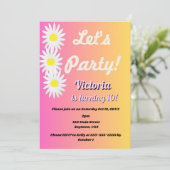 Let's Party Tween Invitation Einladung (Stehend Vorderseite)