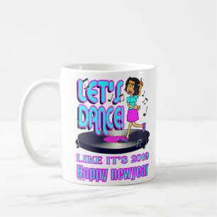 LET'S PARTY, WIE ES 2019 lustig glücklich 22 Kaffeetasse
