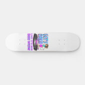 LET'S PARTY, WIE ES 2019 lustig glücklich 22 Skateboard (Horizontal)