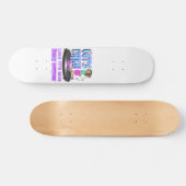 LET'S PARTY, WIE ES 2019 lustig glücklich 22 Skateboard (Horizontal)