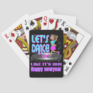 LET'S PARTY, WIE ES 2019 lustig glücklich 22 Spielkarten