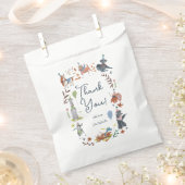 Lets Pawty Blue Dog Puppy Birthday Party Geschenktütchen (Ausgeschnitten)