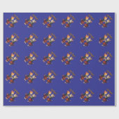 Lets Pawty Orange Cats Dancing Ceilidh Celebration Geschenkpapier (Flach)