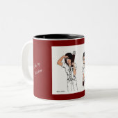Let's Play Ball mug Zweifarbige Tasse (Vorderseite Links)