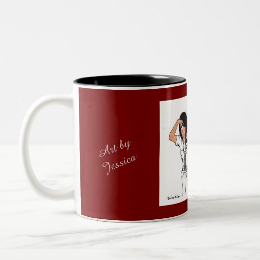Let's Play Ball mug Zweifarbige Tasse (Links)