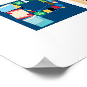 "Let's Play" Board Game Alphabet Poster (Ecke)