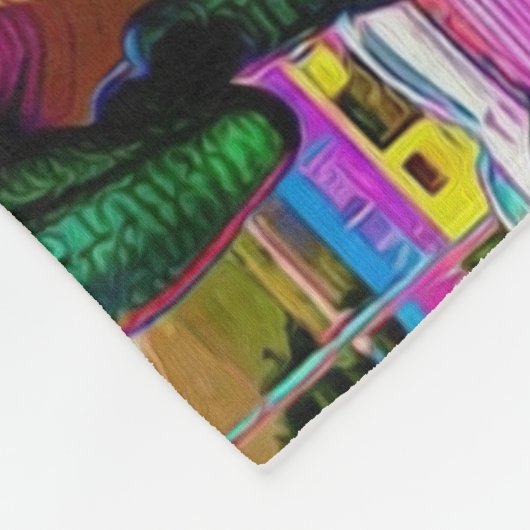 Lets Play - Green Dragon and Dinosaur Fleecedecke (Ecke)