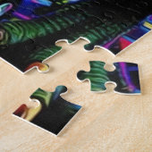 Lets Play - Grüner Drache und Dinosaurier Puzzle (Seite)