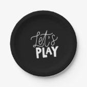 let's play pappteller (Vorderseite)