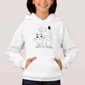 Let's play with cats hoodie (Vorderseite)
