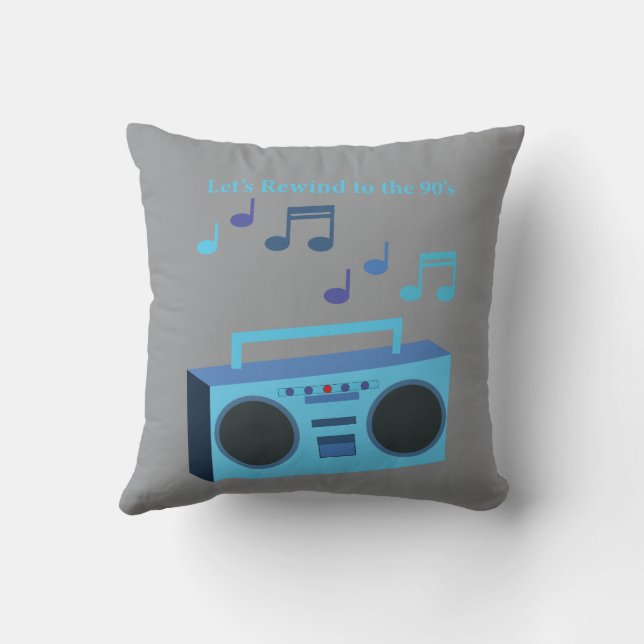 Let's rewind to the 90's kissen (Rückseite)