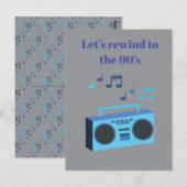 Let's rewind to the 90's postkarte (Vorne/Hinten)