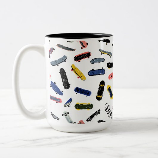 Let's rip it! zweifarbige tasse (Links)