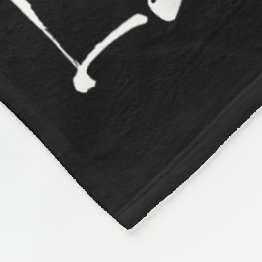 Lets Rock On Halloween Rock And Roll Skeleton Hand Fleecedecke (Ecke)