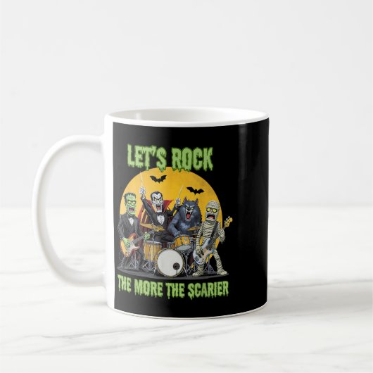 Lets Rock The More The Ier Clic Monsters Halloween Kaffeetasse (Links)