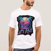Let's Roll - Flamingo T-Shirt (Vorderseite)