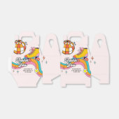 Let's Roll Retro Roller Skating Girl Birthday Geschenkschachtel (Ungefaltet)