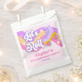 Let's Roll Roller Skate Skating Birthday Party Geschenktütchen (Ausgeschnitten)