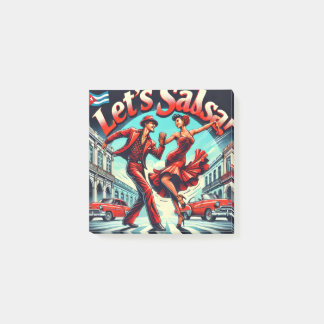 Lets Salsa ,Latin Dancing Post-it Klebezettel