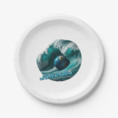 Let's save our planet for the future generation pappteller (Vorderseite)