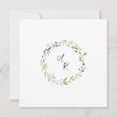 Let's Shower Them With Love Couples Shower invite Einladung (Rückseite)