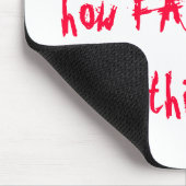 Lets sprechen, über wie FABELHAFT Sie I Am. denken Mousepad (Ecke)